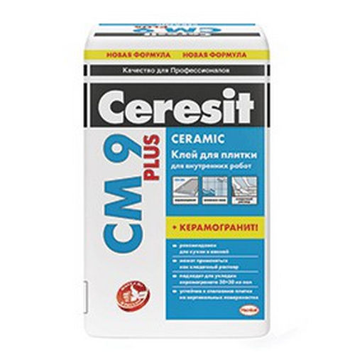 Клей для плитки Ceresit СМ 9 Plus 25 кг