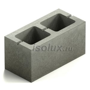 Блок бетонный двухпустотный Steingot М50 390х190х188 мм