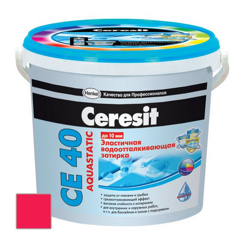 Затирка эластичная Ceresit CE 40 Aquastatic Чили